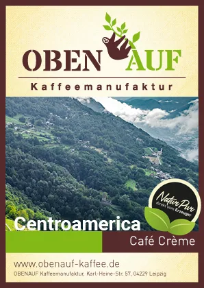 centroamerica – kaffee creme coffee by obenauf kaffeemanufaktur gmbh (rösterei & kaffeemaschinen vertrieb + reparatur)