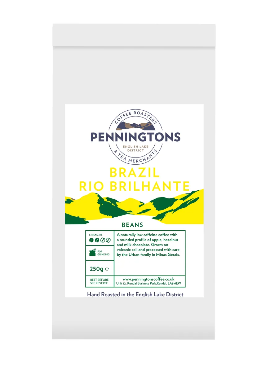 brazil rio brilhante coffee by penningtons tea & coffee ltd.