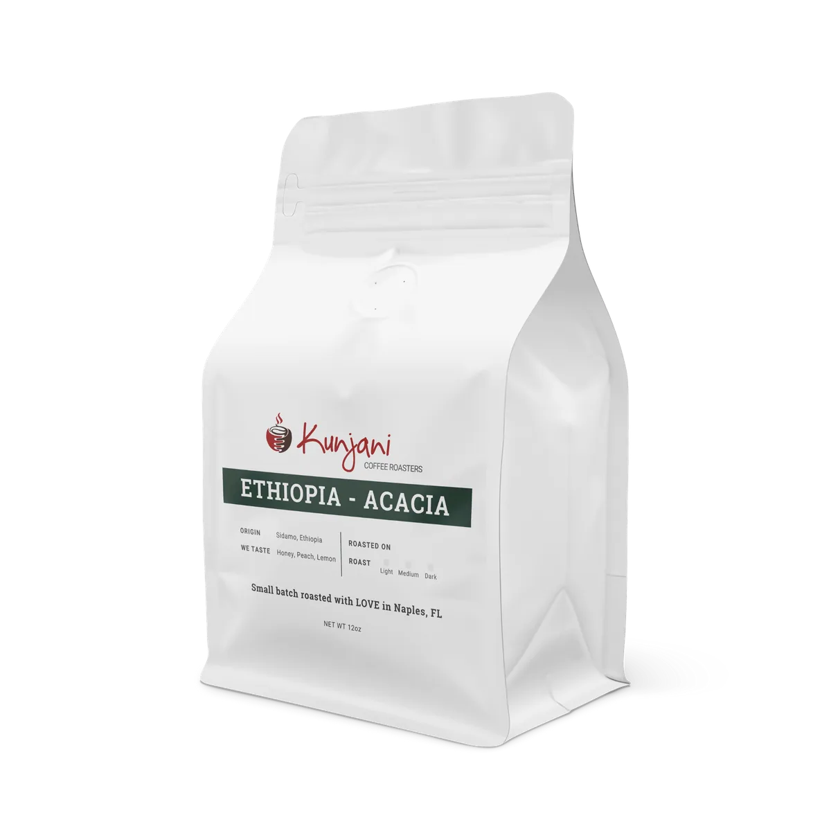 ethiopia acacia coffee by kunjani craft coffee & gallery