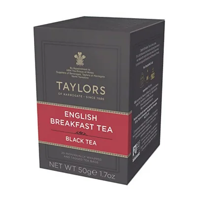taylors of harrogate english breakfast enveloped tea coffee by cafeology limited