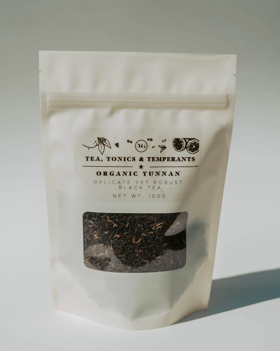 tea: organic yunnan black 1# coffee by moongoat coffee wholesale & catering