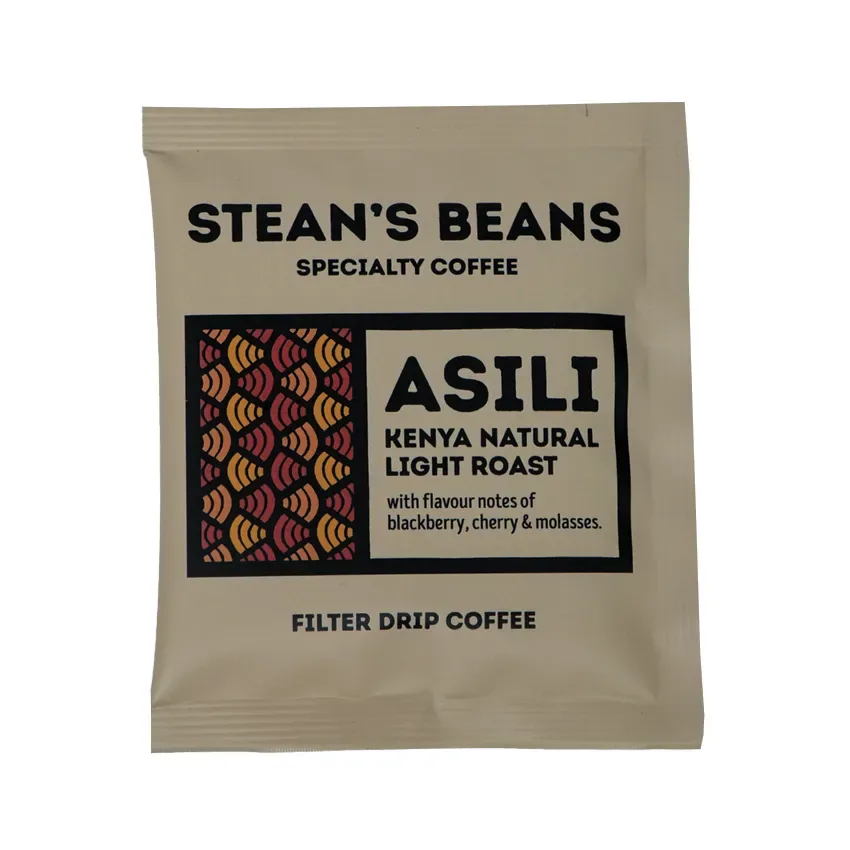 filter drip bags – asili kenya coffee by stean's beans