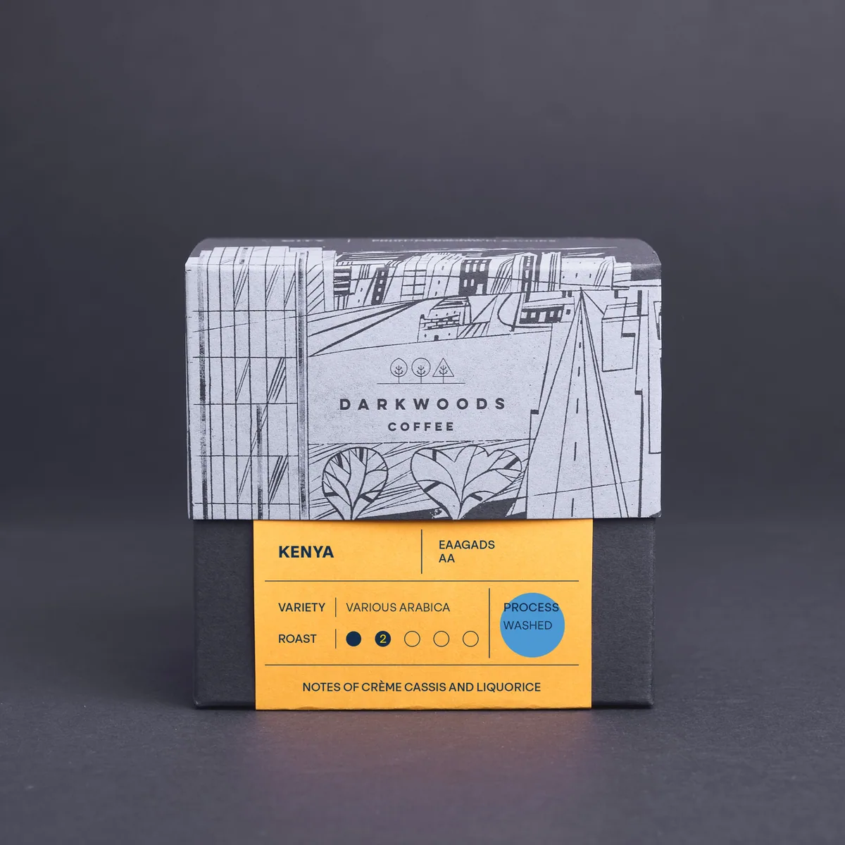kenya eaagads (washed) coffee by dark woods coffee ltd