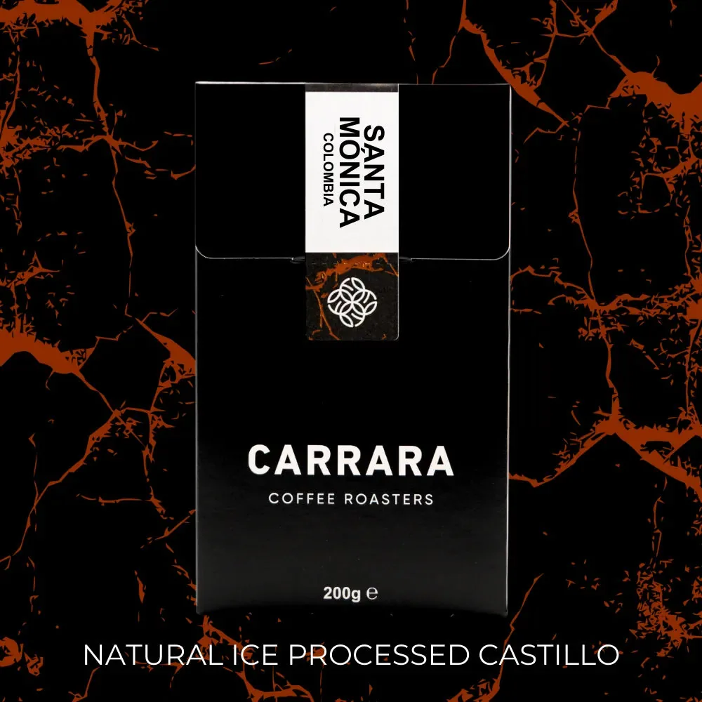 santa mónica, colombia - natural ice castillo coffee by carrara coffee roasters
