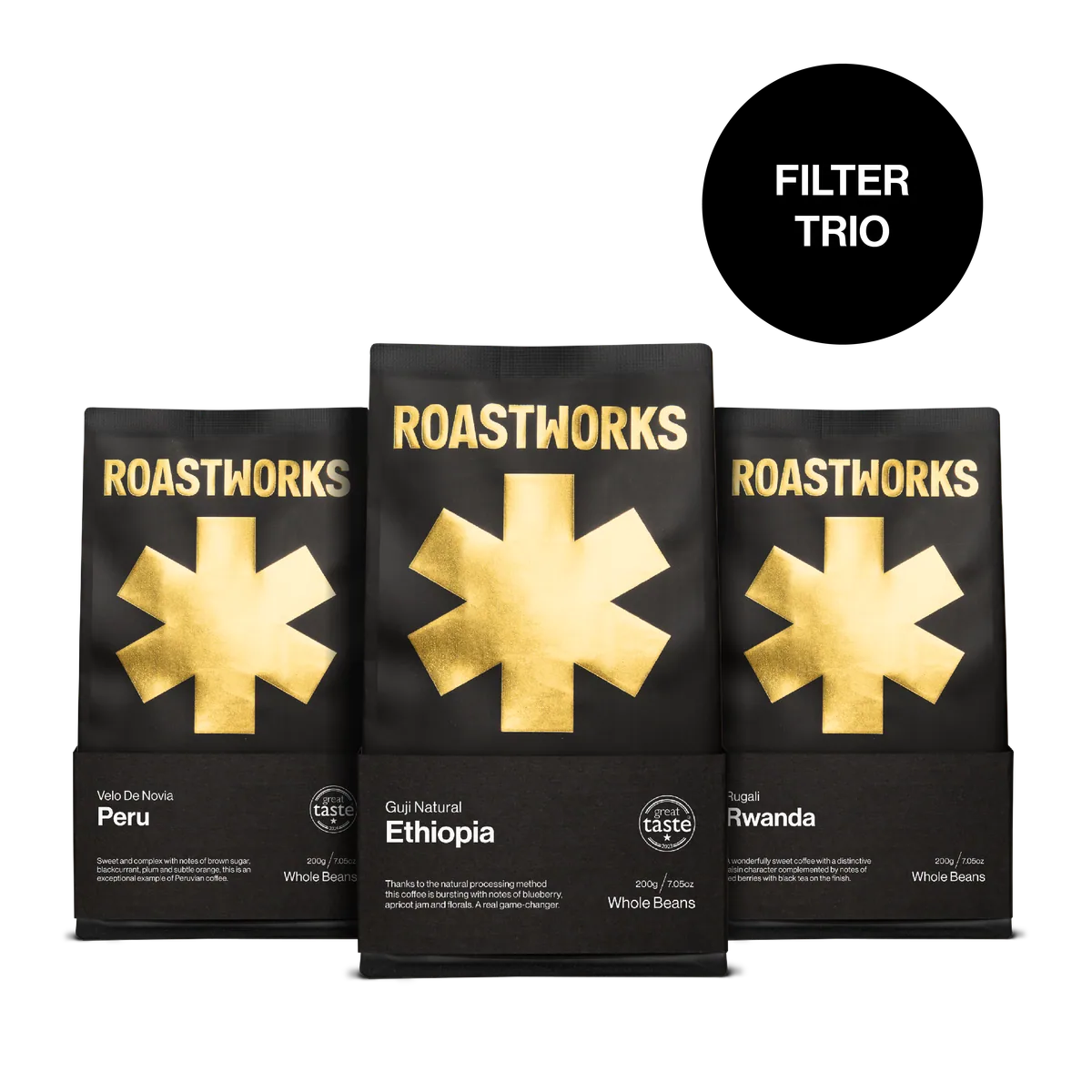filter trio coffee by roastworks coffee co