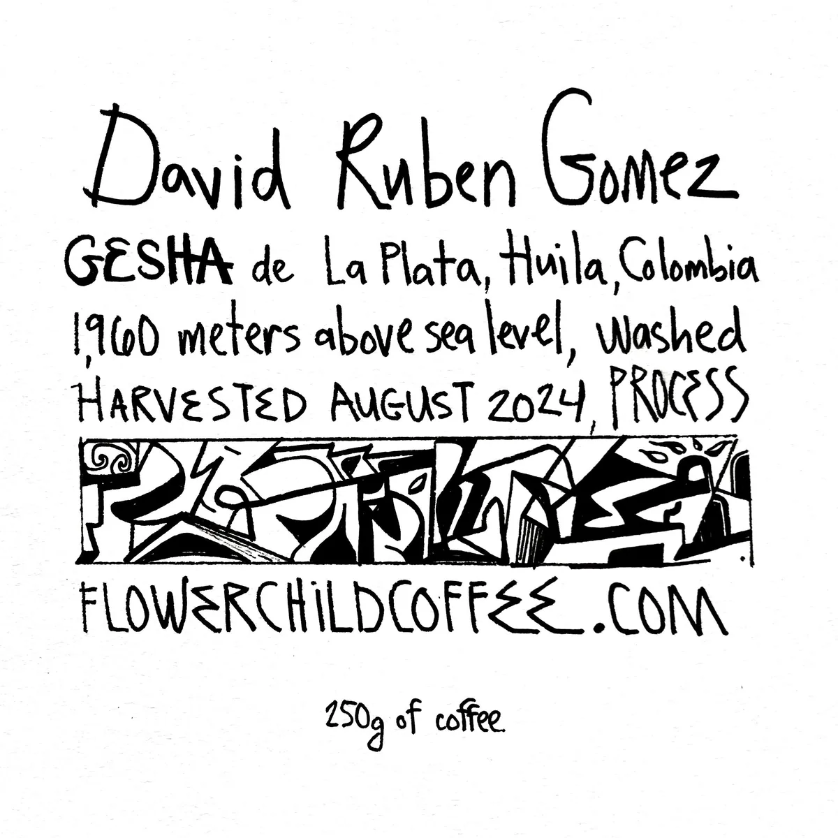 david ruben gomez coffee by flower child