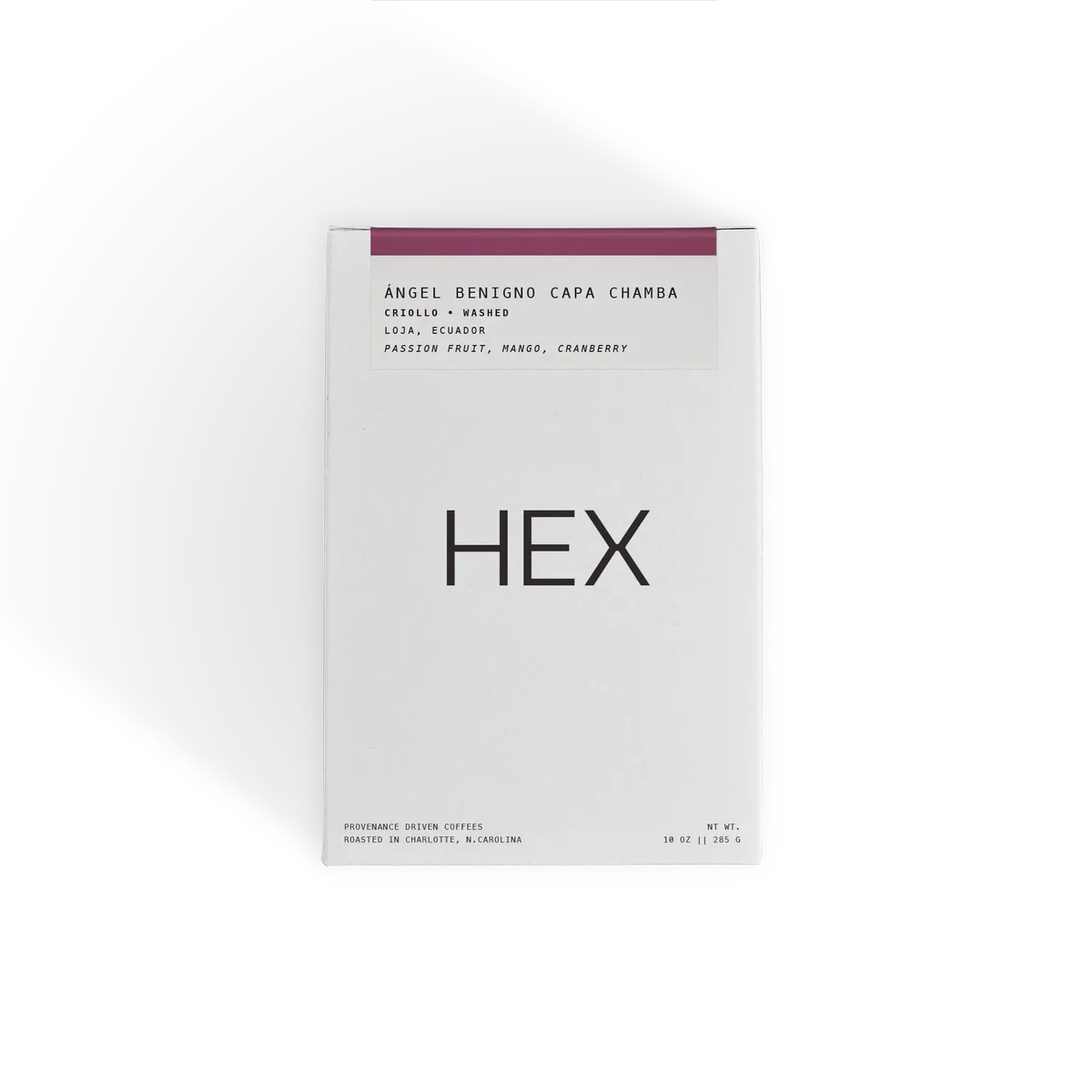 ángel benigno capa chamba criollo • washed coffee by hex coffee roasters