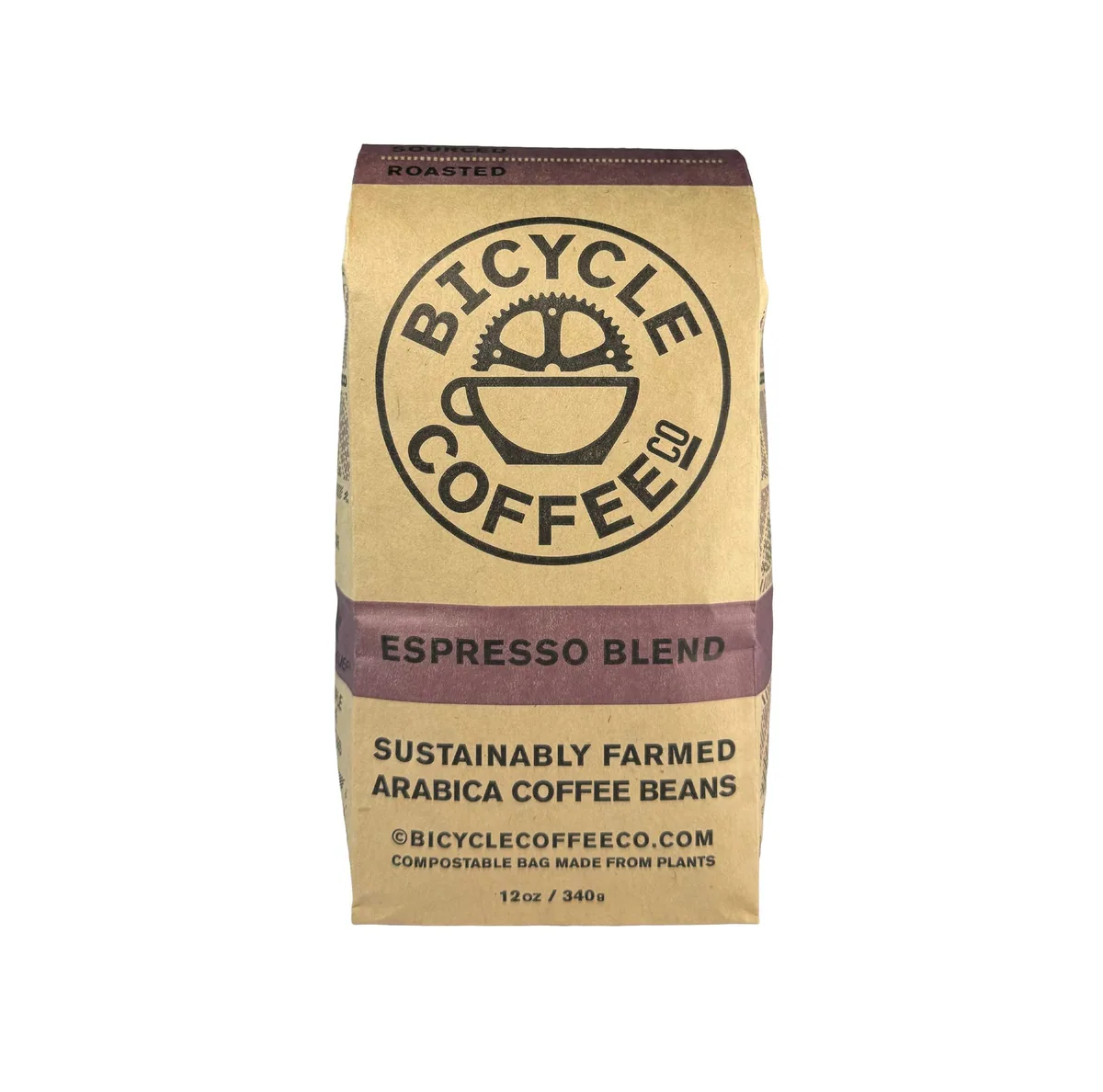 12 oz espresso blend retail bag coffee by bicycle coffee