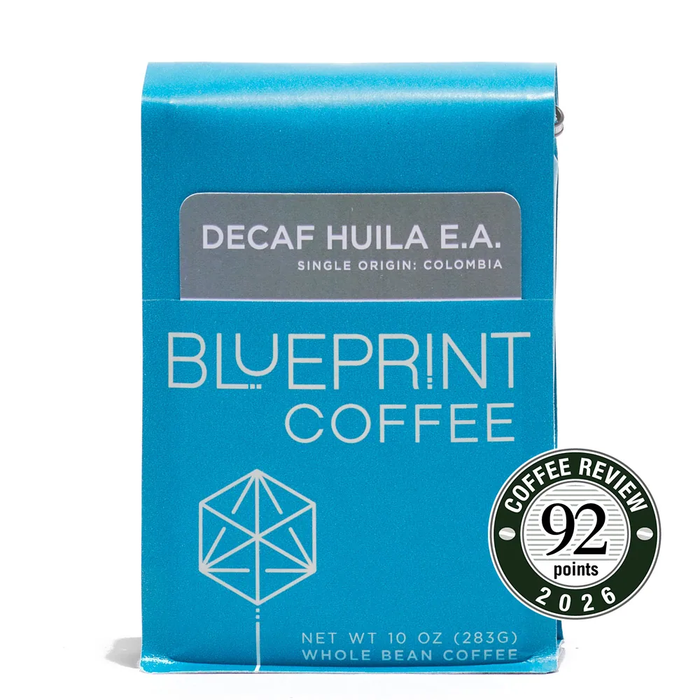 decaf huila e.a., colombia coffee by blueprint coffee - delmar
