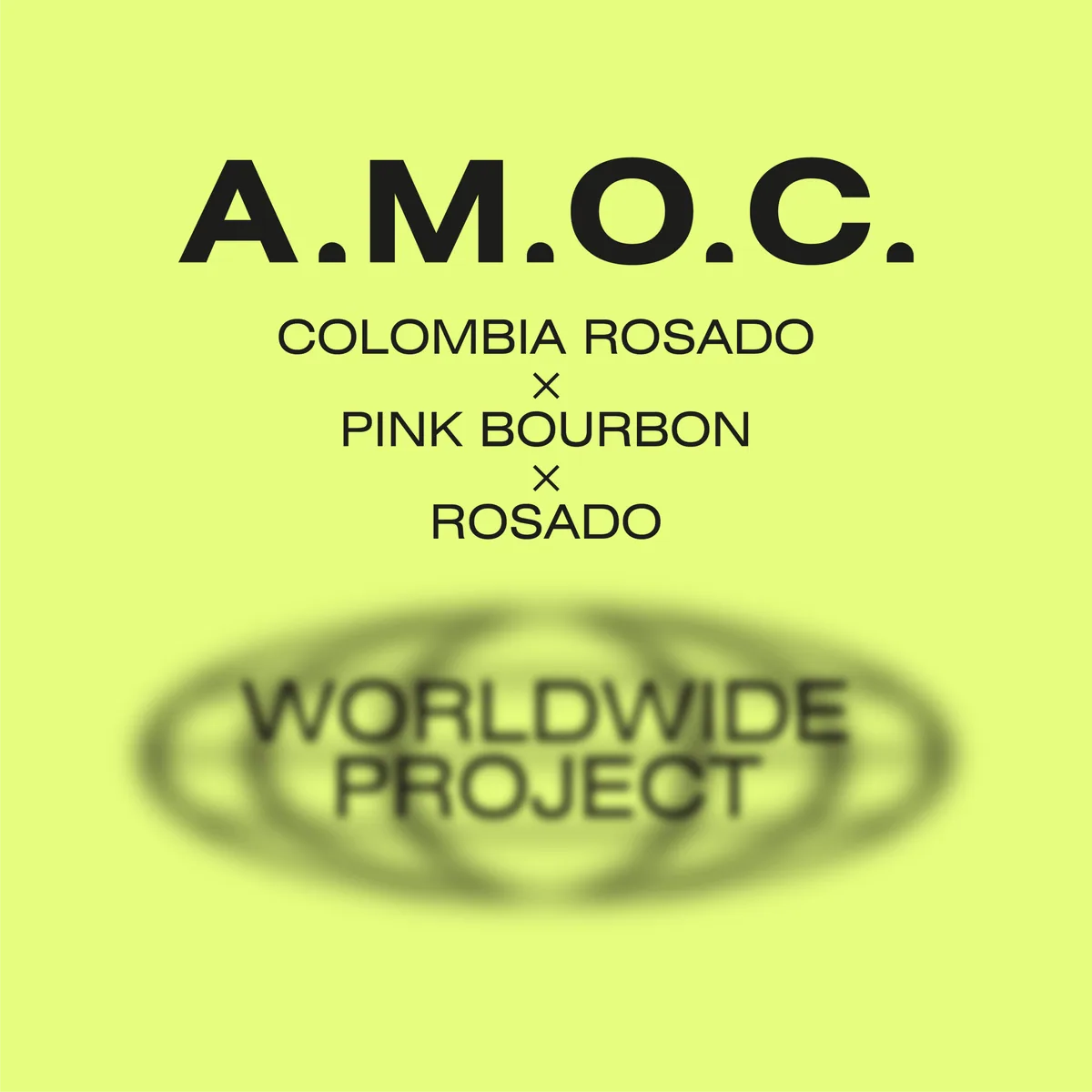 a.m.o.c. blend — rosado x rosado - colombia coffee by a matter of concrete