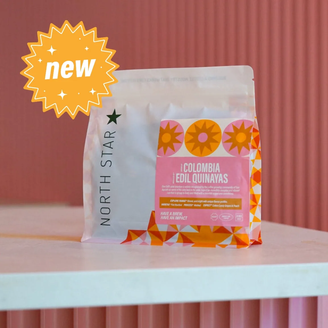 colombia edil quinayas washed pink bourbon coffee by north star coffee roasters