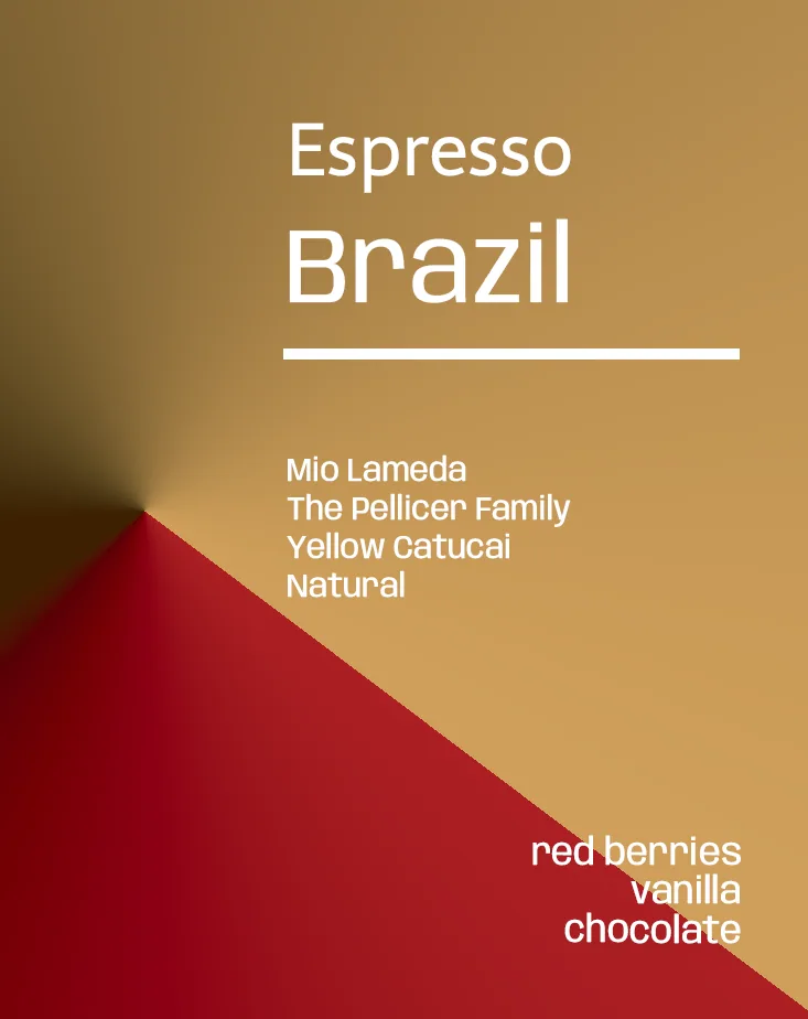 brazil fazenda mio lameda - espresso coffee by lucid coffee roasters(side of carpetworld, hidden)