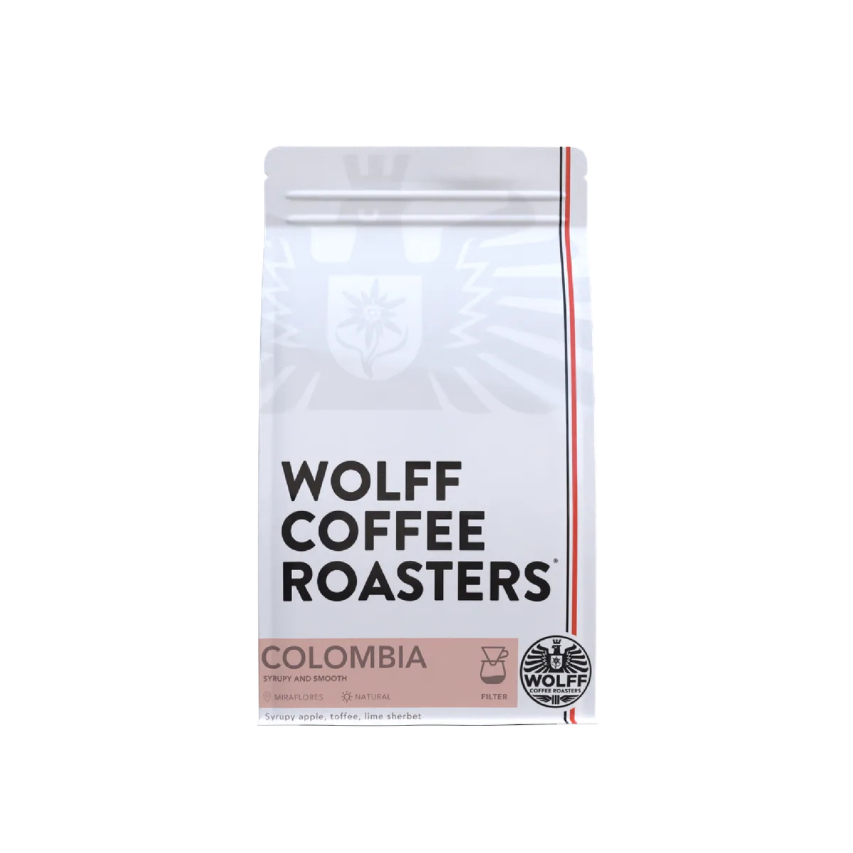 colombia miraflores natural filter single origin coffee by wolff coffee roasters