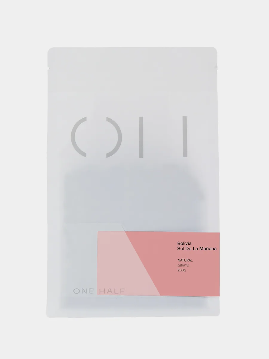 bolivai sol de la manana caturra natural - bolivia coffee by one half