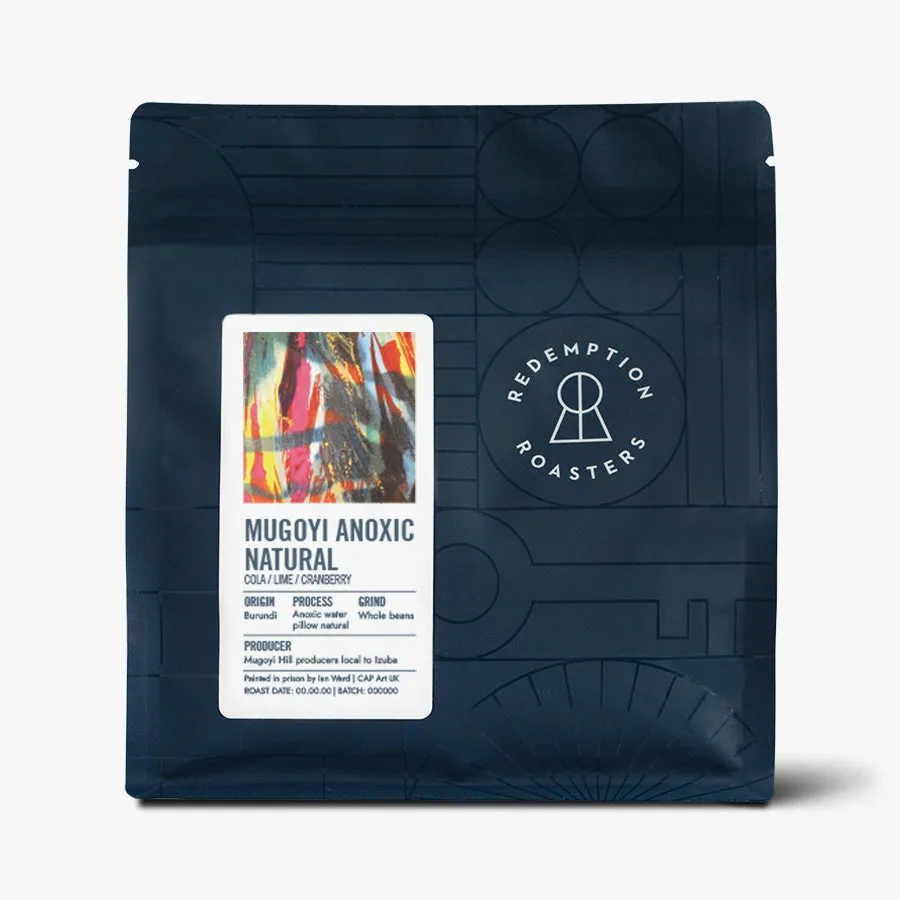 mugoyi anoxic natural coffee by redemption roasters - bloomsbury