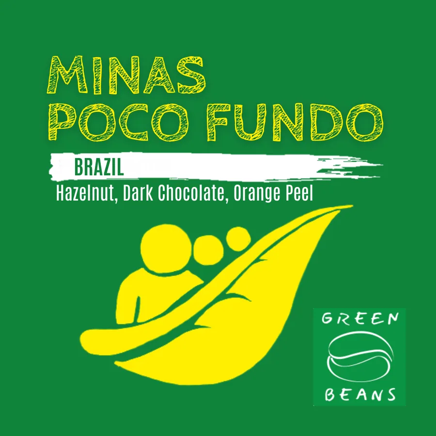 brazil – minas poco fundo – green coffee by small batch, ripe coffee roasters