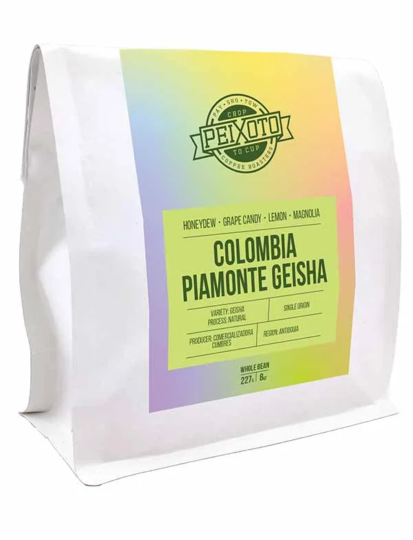 piamonte geisha coffee by peixoto coffee roasters.