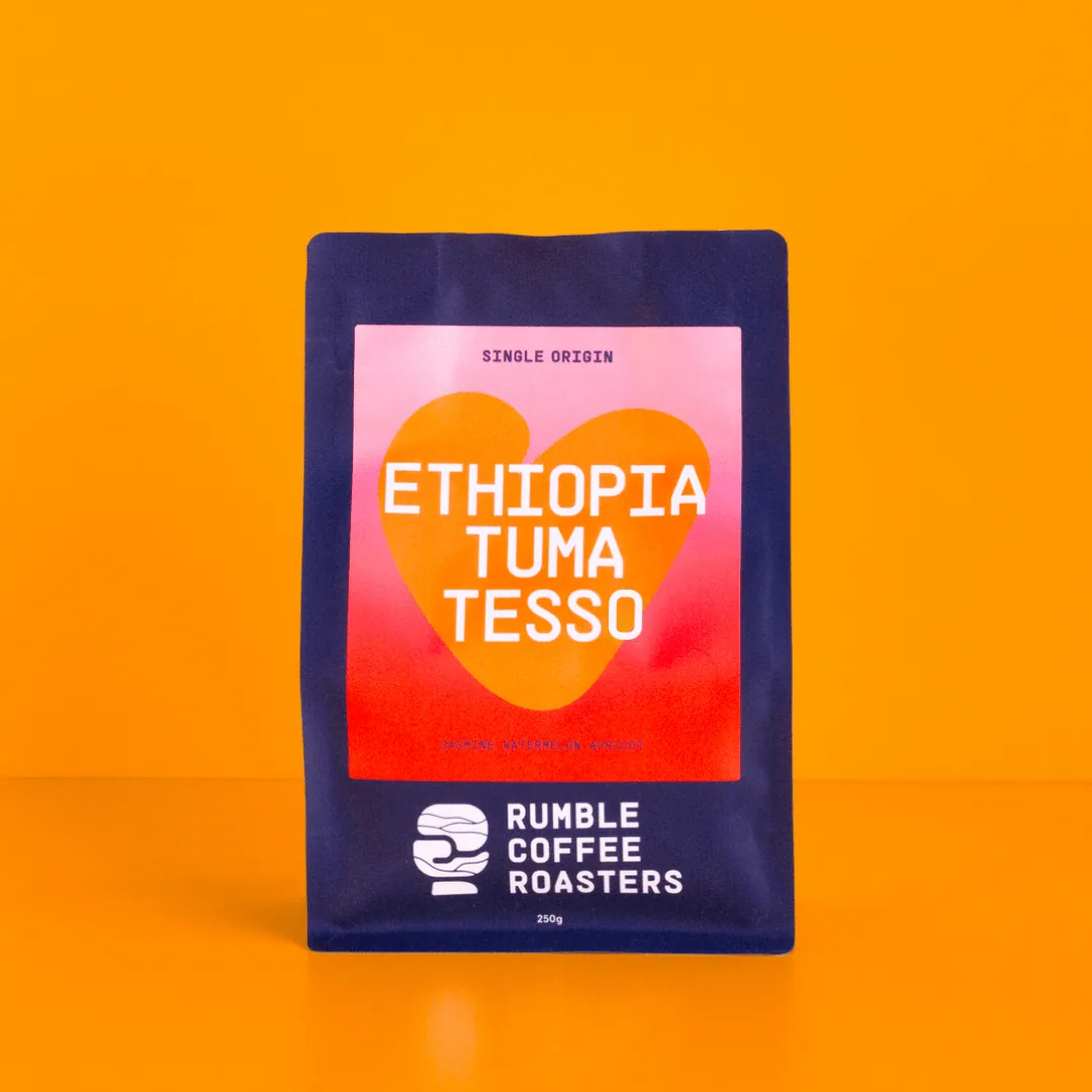 ethiopia tuma tesso espresso coffee by rumble coffee roasters hq - local pickup only