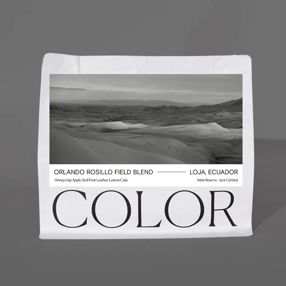 artist reserve ecuador orlando rosillo - extended fermentation field blend washed coffee by color coffee roasters