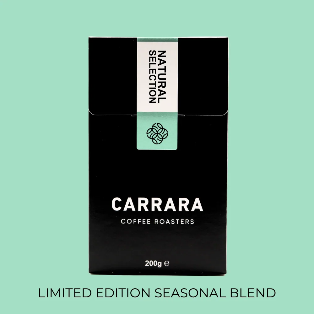 seasonal blend: natural selection coffee by carrara coffee roasters