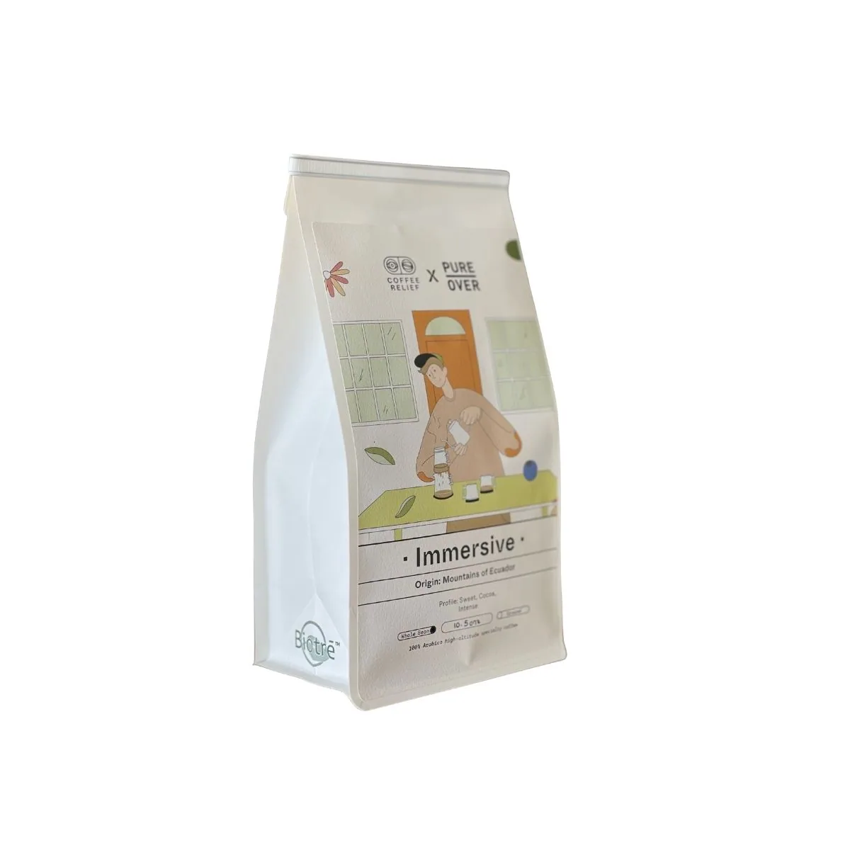 immersive relief – 1 lb - ecuador coffee by coffee relief - specialty coffee shop & roasters - café de especialidad