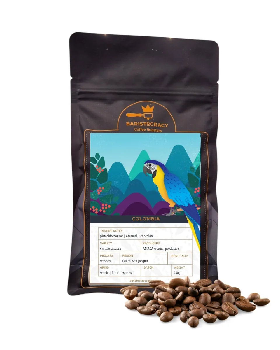 colombia coffee by baristocracy coffee
