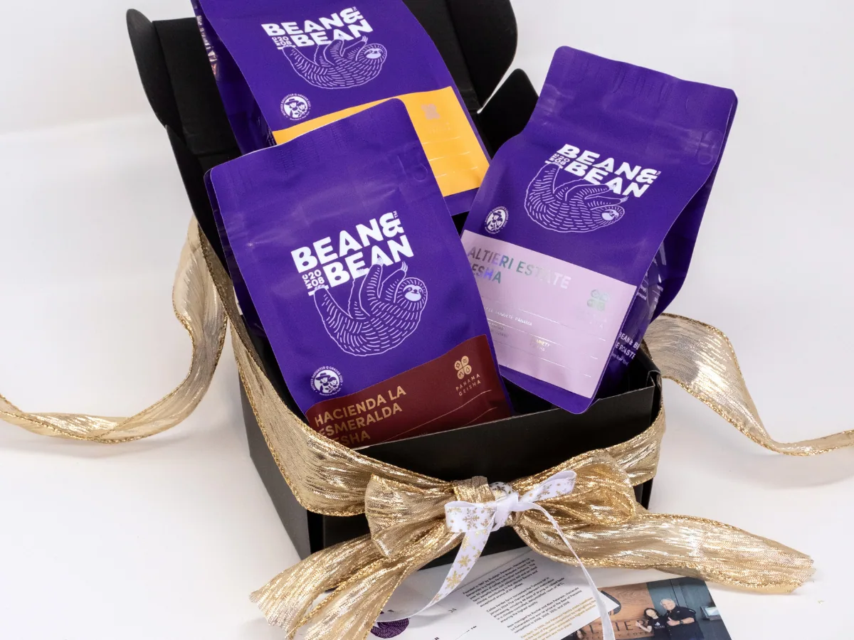 2025 panama gesha box: esmeralda, altieri, janson coffee by bean & bean queens — roastery & cafe