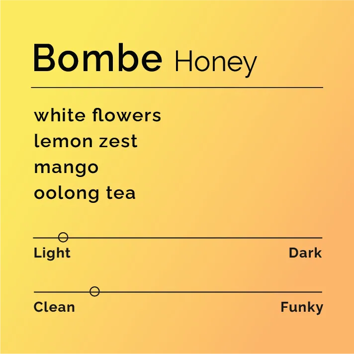 bombe - honey - ethiopia coffee by black & white coffee roasters