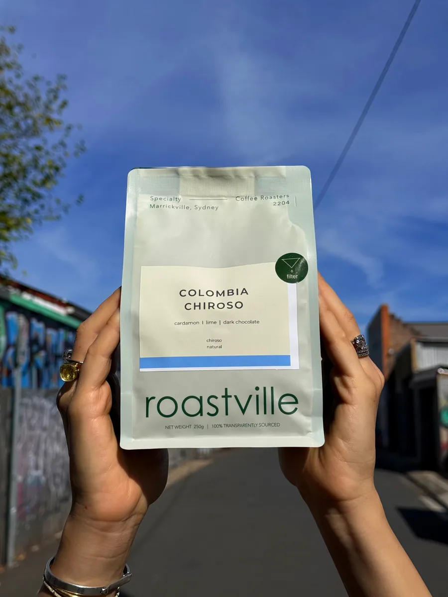 colombia chiroso natural - filter coffee by roastville coffee roasters