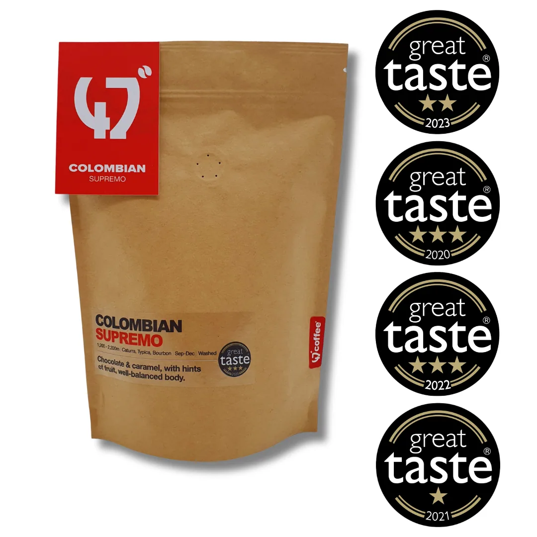 colombian - supremo coffee by 47 degrees coffee