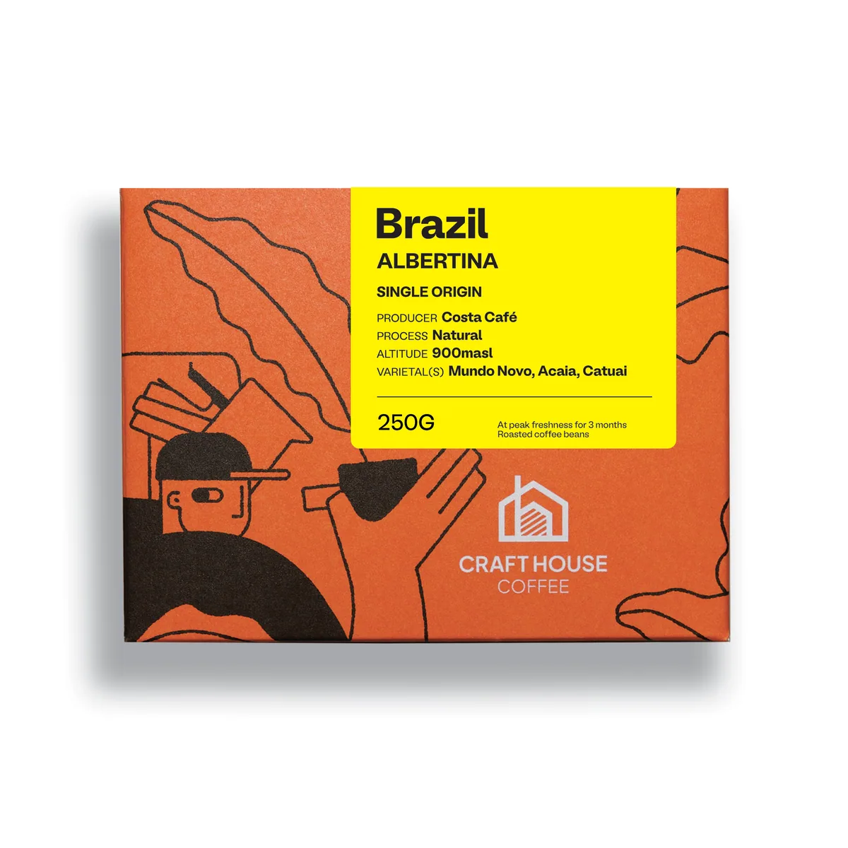 brazil albertina coffee by craft house coffee
