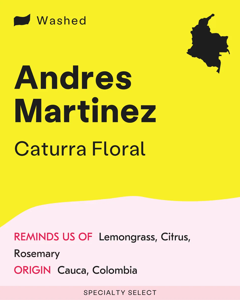andres martinez - caturra floral coffee by sk coffee: whittier