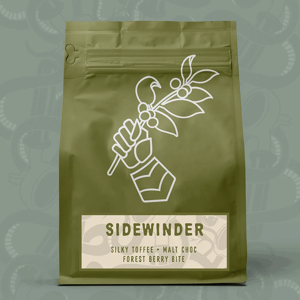 sidewinder blend coffee by cavalier coffee roasters & cafe