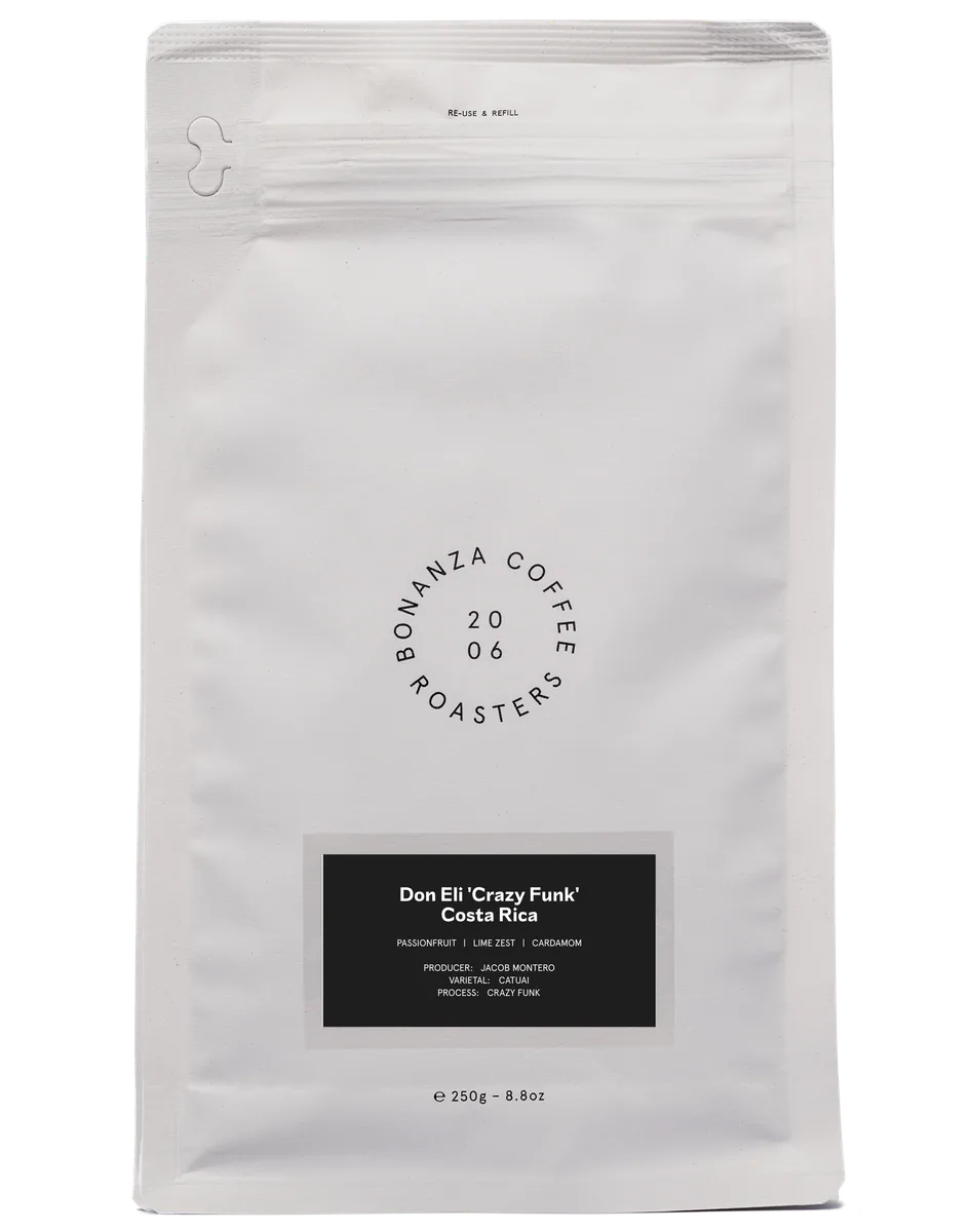 don eli 'crazy funk' coffee by bonanza coffee roasters