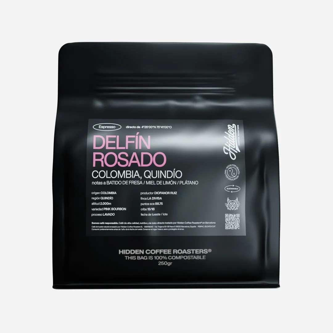 delfín rosado – colombia coffee by hidden coffee roasters - les corts