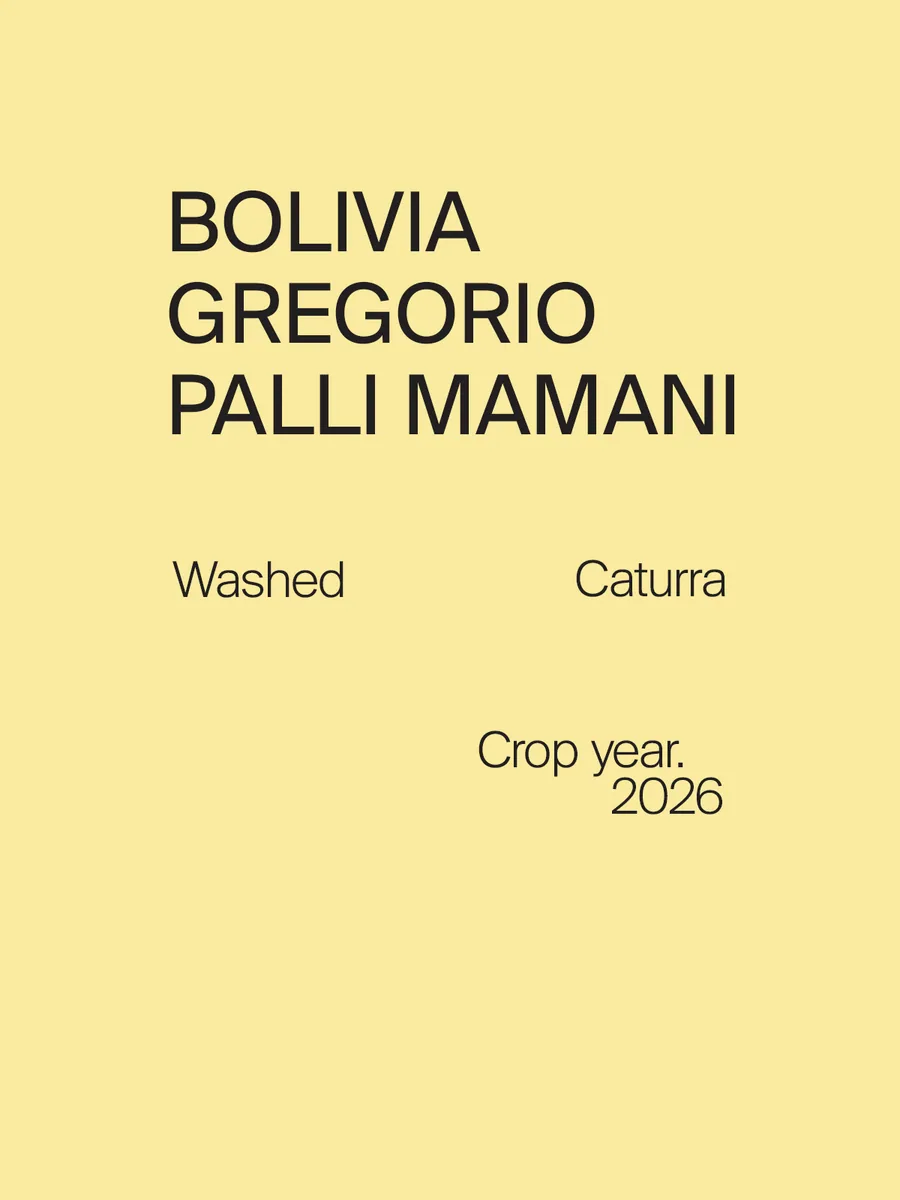 bolivia gregorio palli mamani caturra washed - bolivia coffee by one half