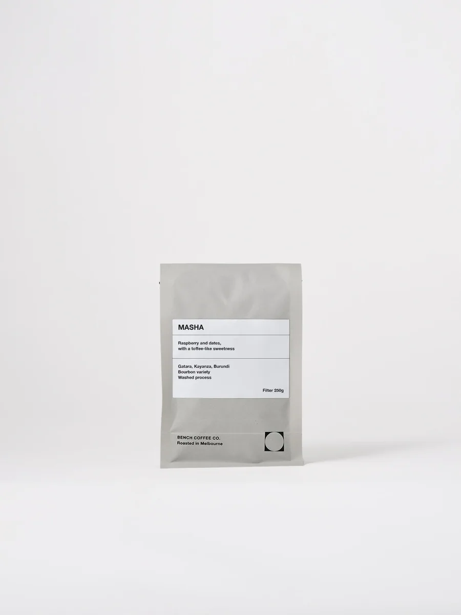 masha, burundi coffee by bench coffee co. roastery