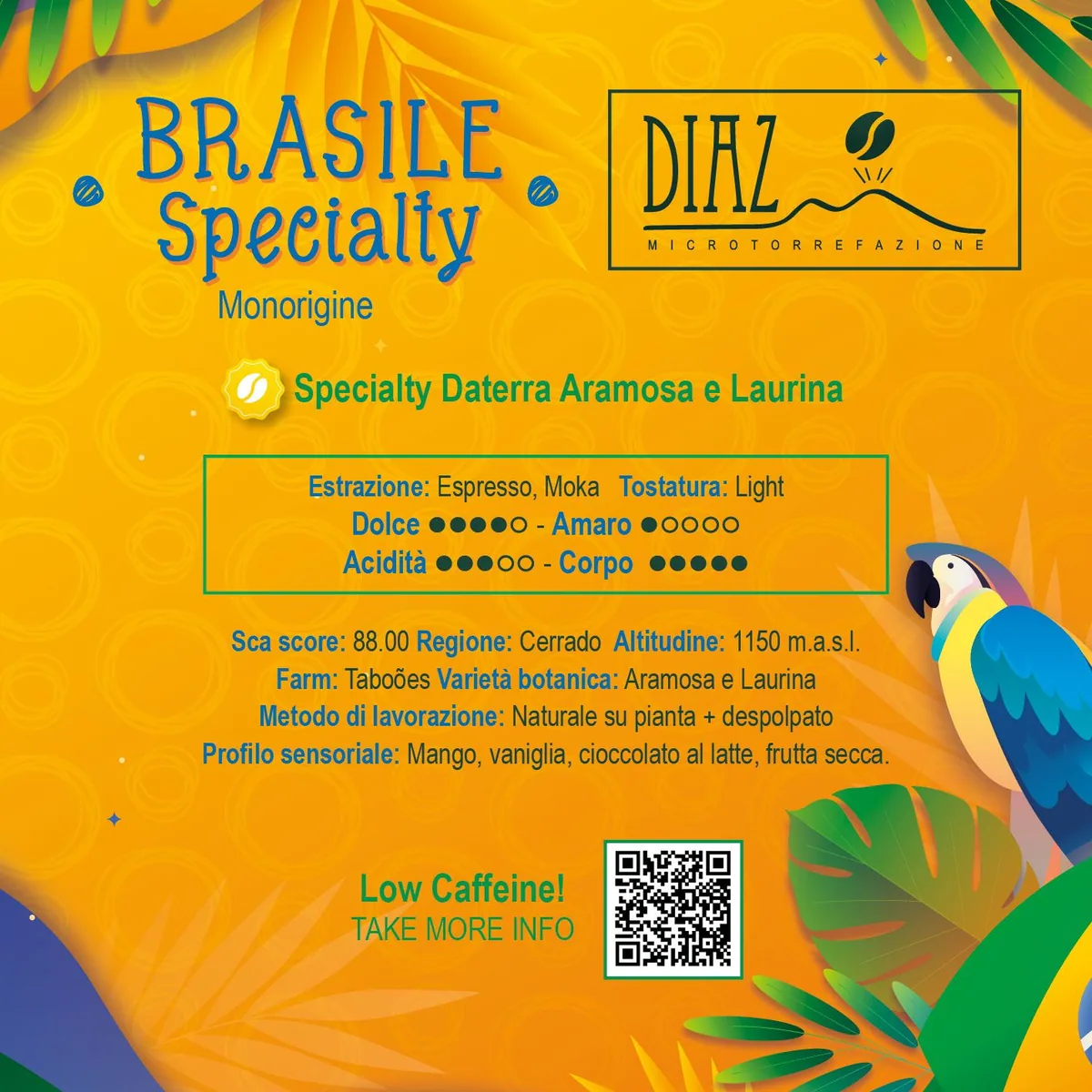brasile specialty coffee by diaz microtorrefazione