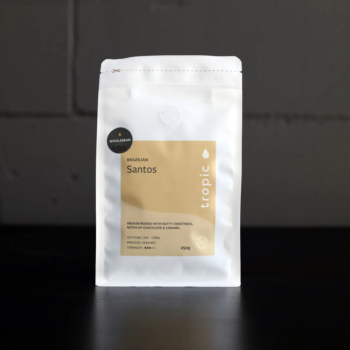 brazilian santos coffee by tropic coffee ltd
