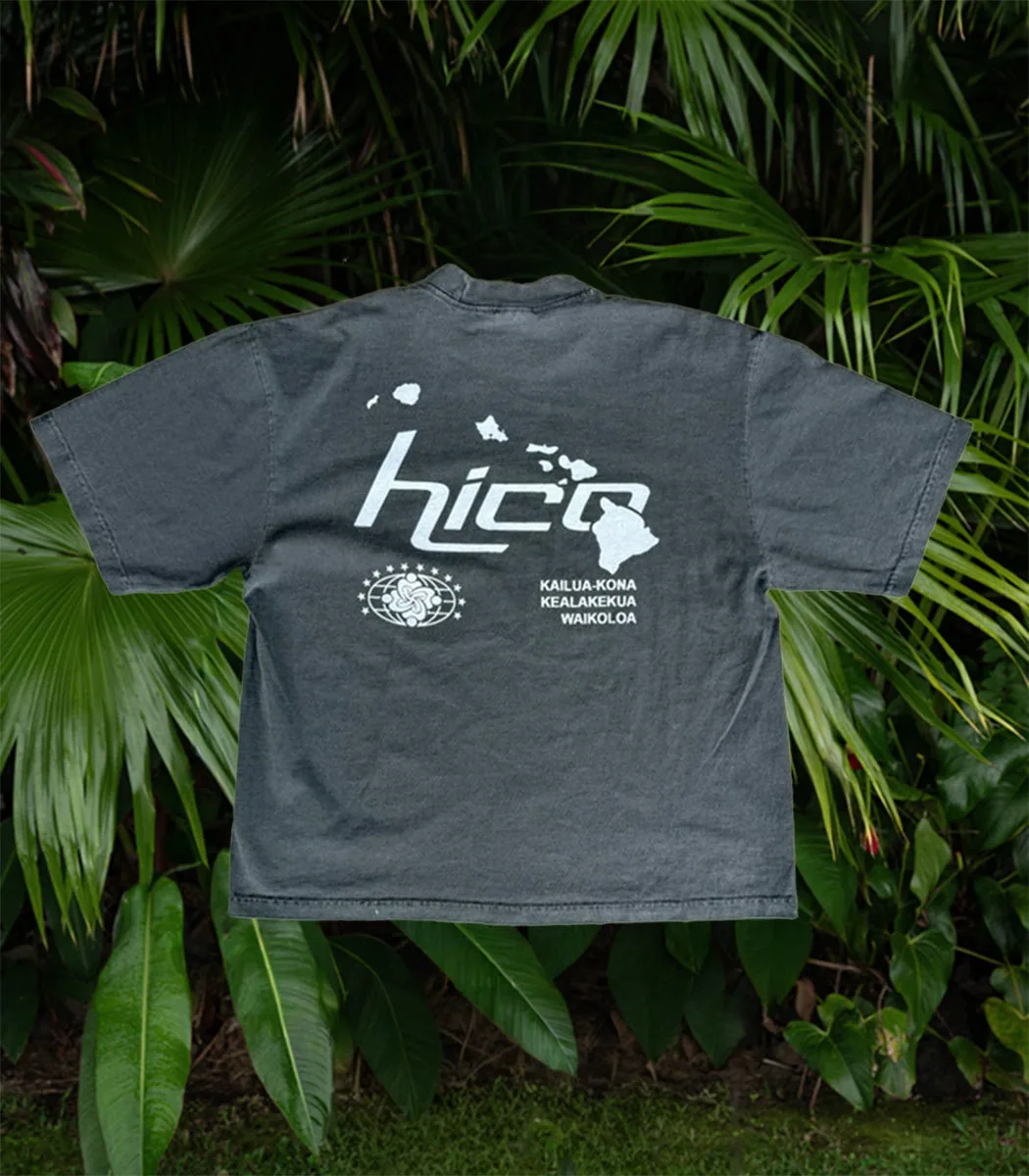 hico make your wave tee coffee by hico - hawaiian coffee