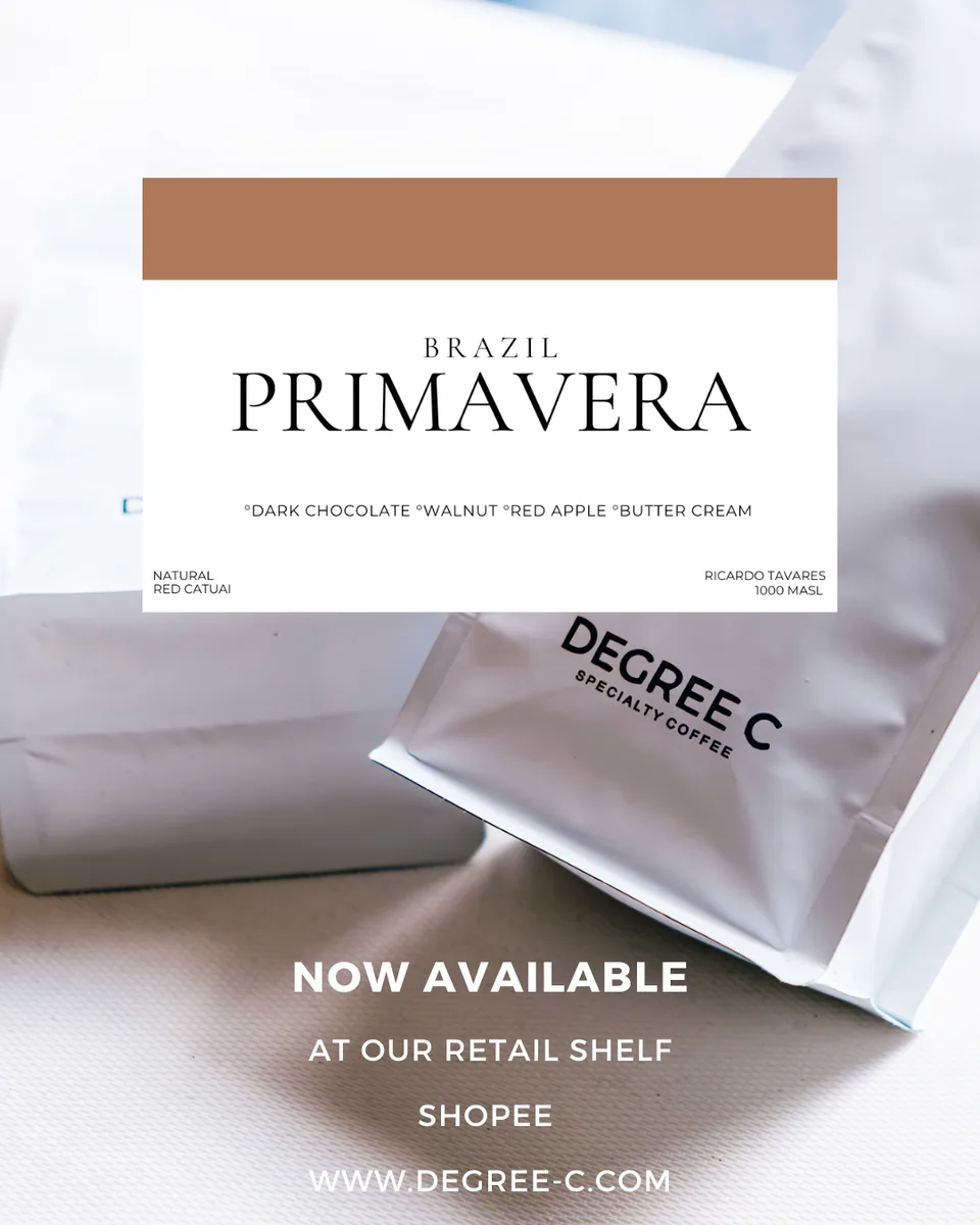 brazil primavera - brazil coffee by degree c cafe + roastery