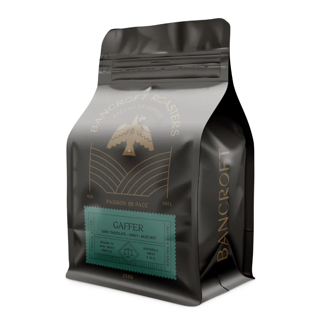 gaffer blend coffee by bancroft roasters bardon