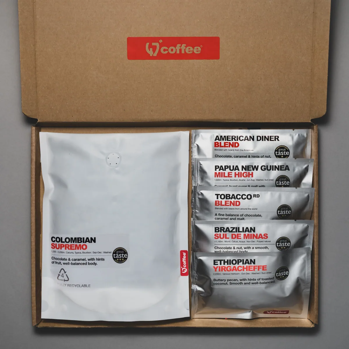 super six coffee by 47 degrees coffee