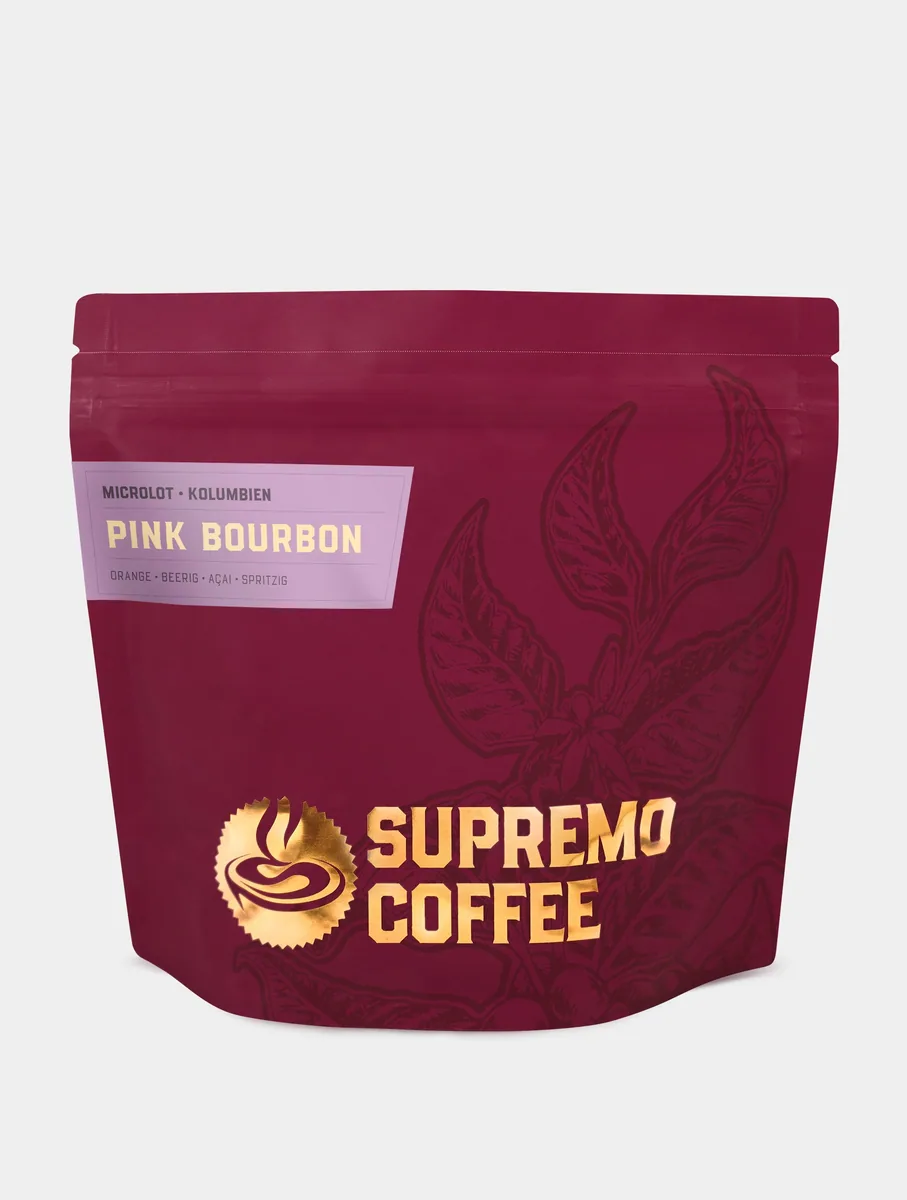 pink bourbon coffee by supremo