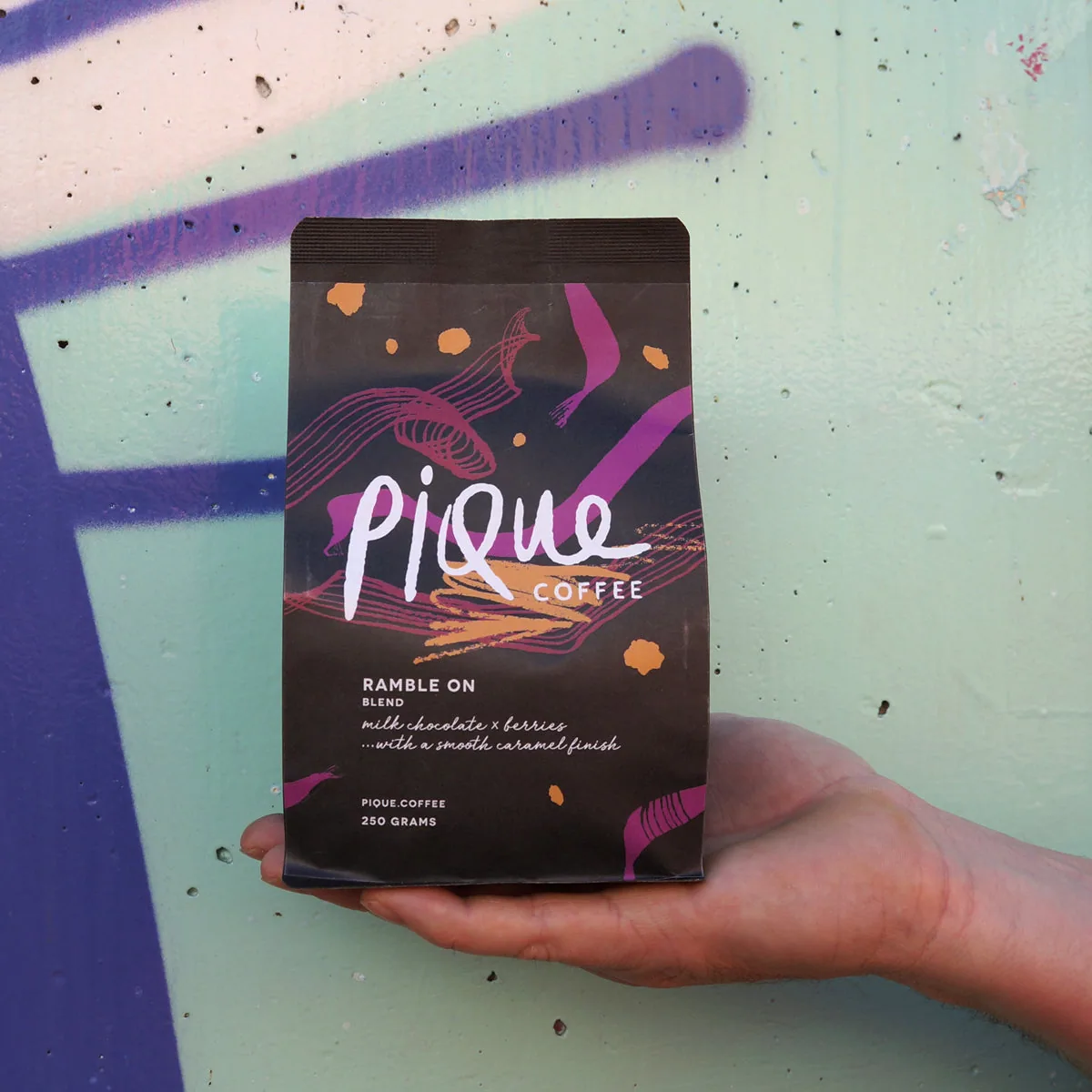 ramble on blend coffee by pique coffee