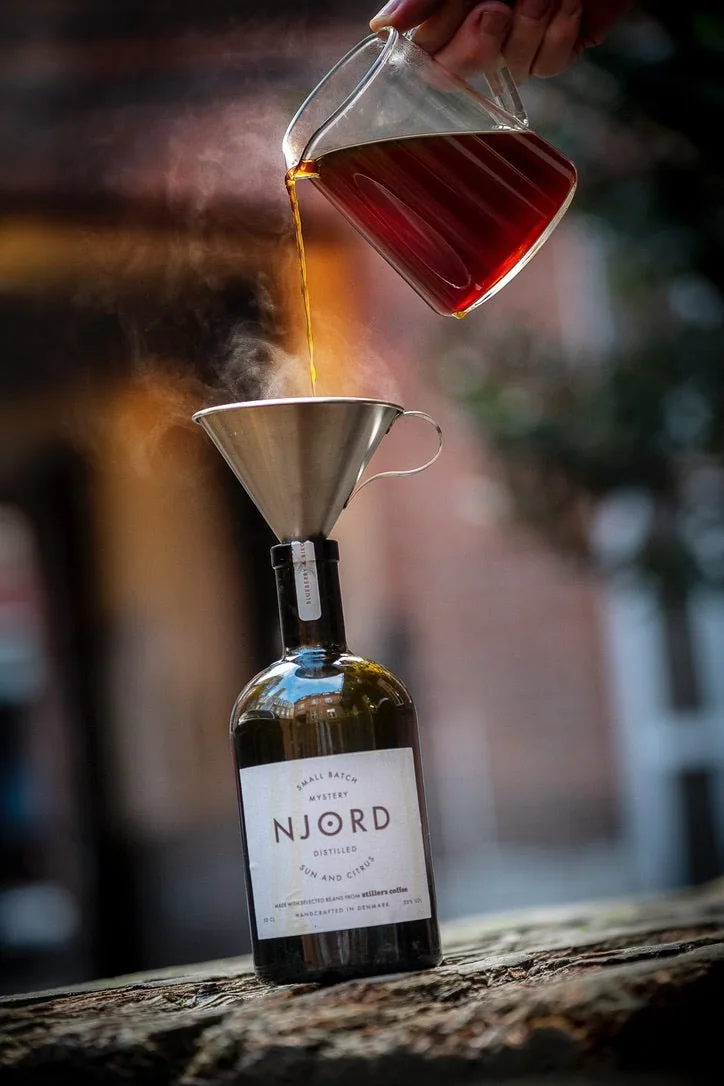coffee gin in colab with njord gin coffee by stillers coffee