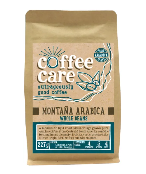 montaña arabica beans coffee by coffee care (n.c.) ltd