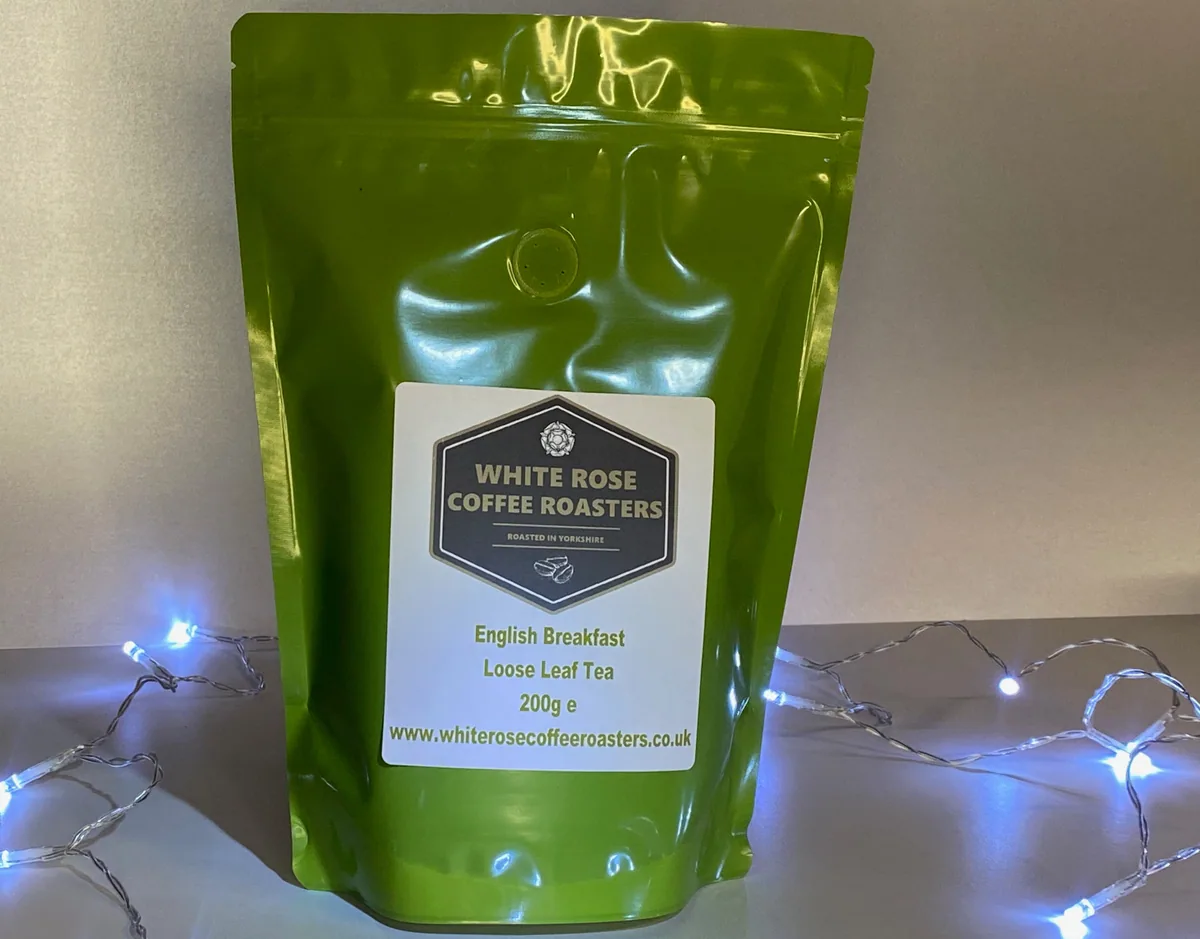 english breakfast loose leaf tea 200g coffee by white rose coffee roasters