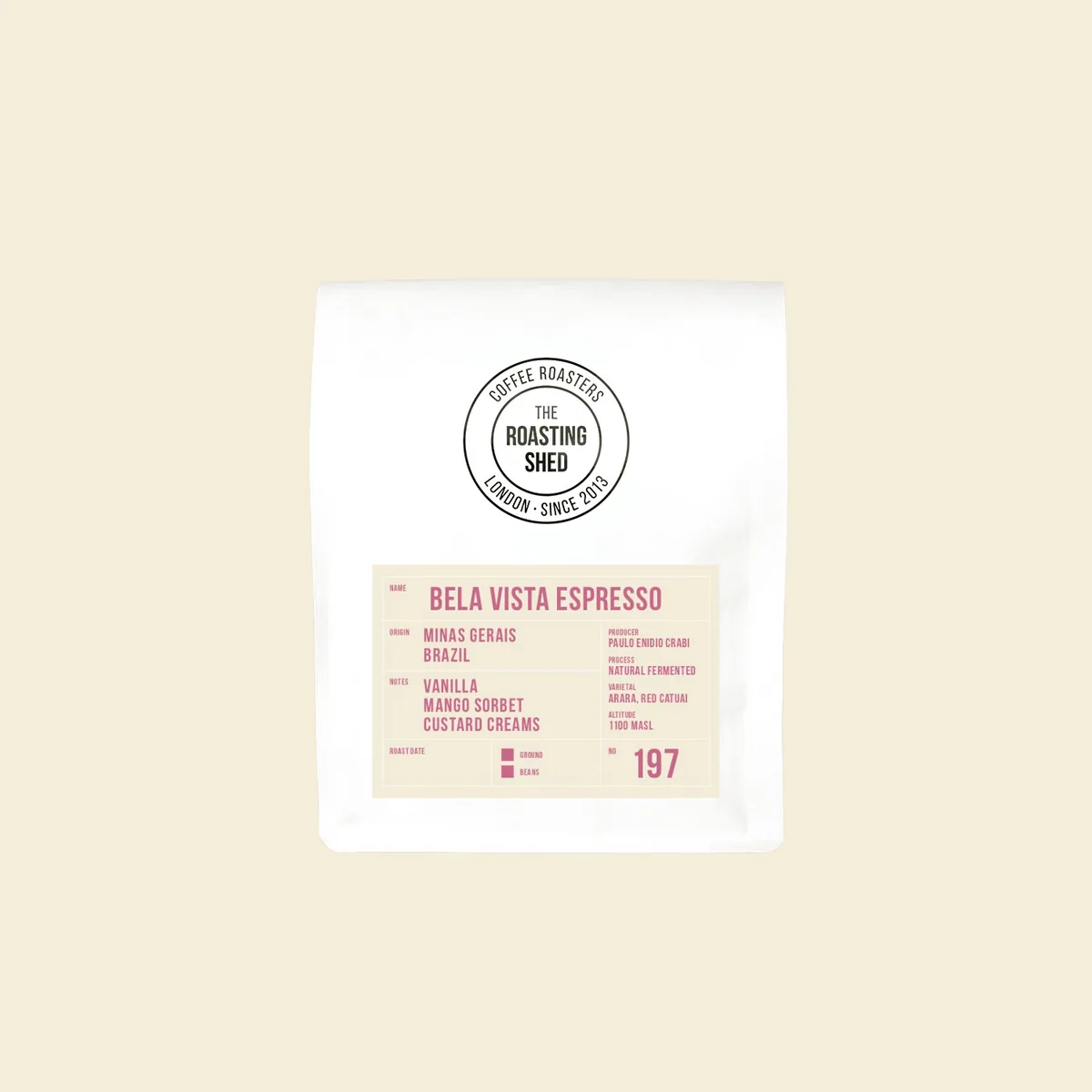 bela vista espresso - brazil coffee by the roasting shed