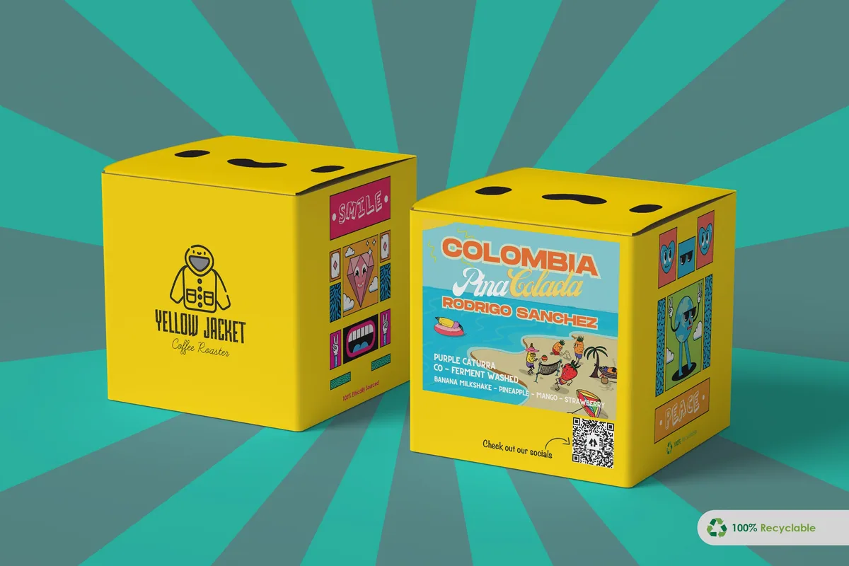 colombia - pina colada - co-ferment washed coffee by yellow jacket coffee roaster